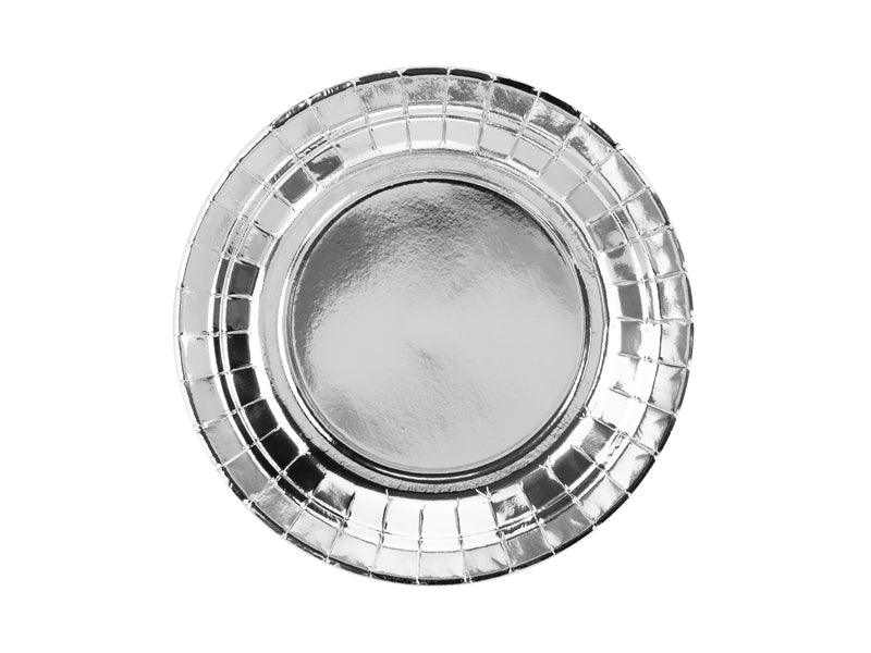 Teller, silber, 18cm (1 VPE / 6 Stk.) - FeierGlanz